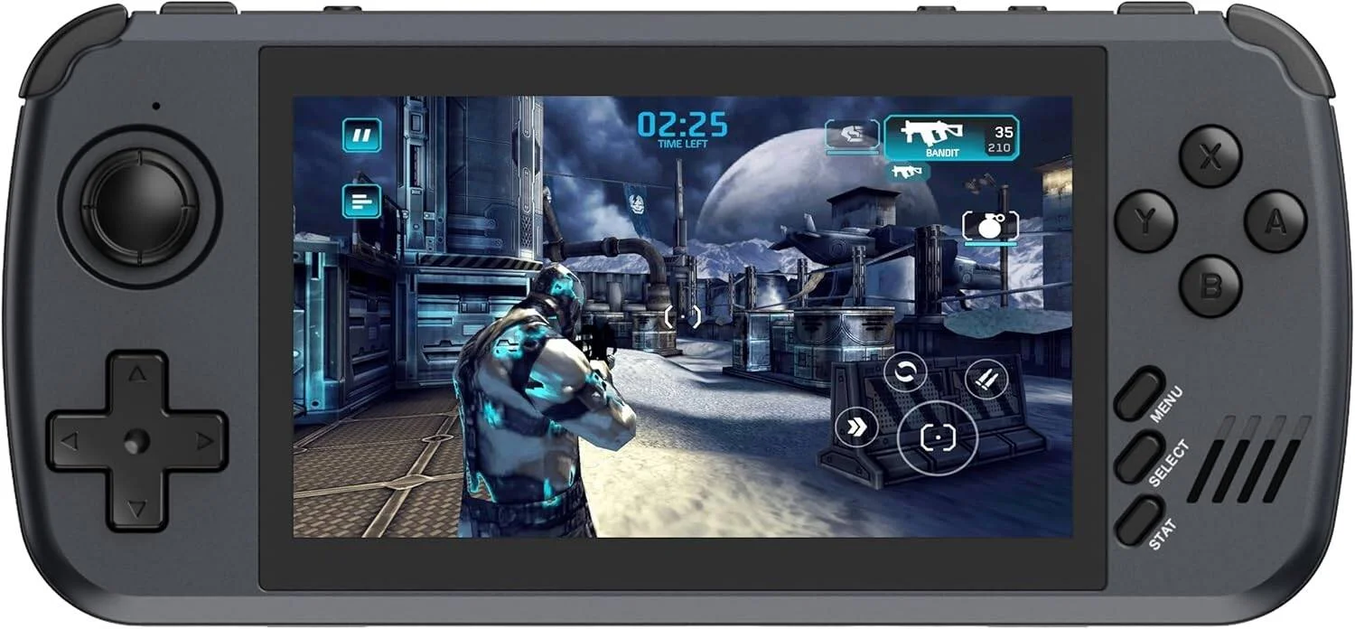 کنسول بازی چندرسانه ای و قابل حمل Porodo با بیش از ۵۰۰۰ بازی ویدیویی، صفحه نمایش ۴.۵ اینچی، خروجی HDMI و حافظه ۶۴ گیگابایتی، پشتیبانی از CPS, FBA, FC, GB, GBA, PS + قابلیت دانلود بازی