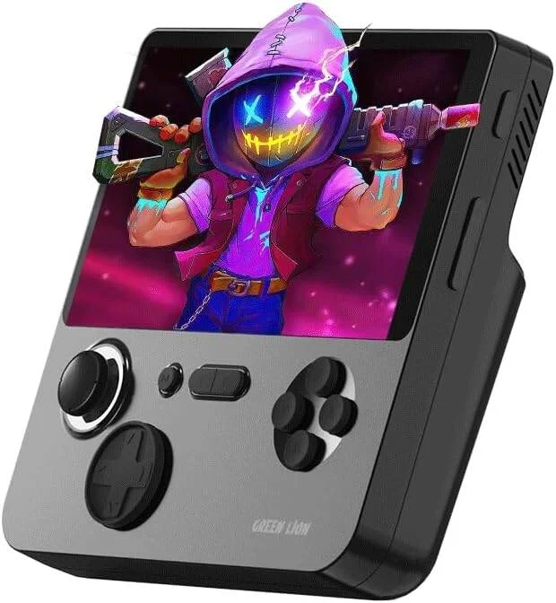 کنسول بازی رترو شارژی گرین لاین با صفحه نمایش 5 اینچی IPS، 10 ساعت زمان بازی، خروجی HDMI، آرکید جیبی قابل حمل که از هزاران بازی PS1، آرکید پشتیبانی می کند، با پشتیبانی از کارت TF تا 256 گیگابایت