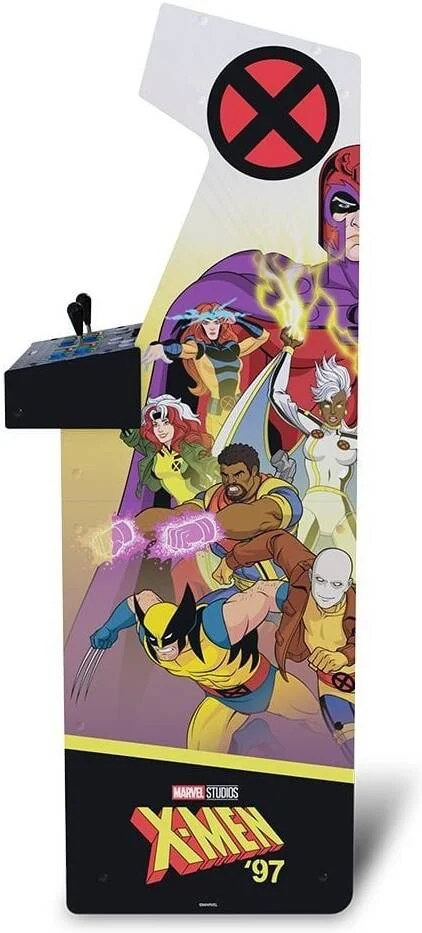 دستگاه بازی آرکید دلوکس Marvel Vs Capcom 2 X-Men '97 Edition از Arcade1Up، مانیتور رنگی 17 اینچی BOE، درهای سکه ای قالبی سه بعدی، تابلوی نورانی، چند نفره آنلاین، شامل 8 بازی کلاسیک | MRC-A-403811 - تصویر 2