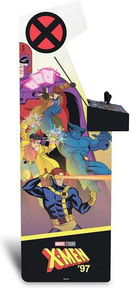 دستگاه بازی آرکید دلوکس Marvel Vs Capcom 2 X-Men '97 Edition از Arcade1Up، مانیتور رنگی 17 اینچی BOE، درهای سکه ای قالبی سه بعدی، تابلوی نورانی، چند نفره آنلاین، شامل 8 بازی کلاسیک | MRC-A-403811 - تصویر 3