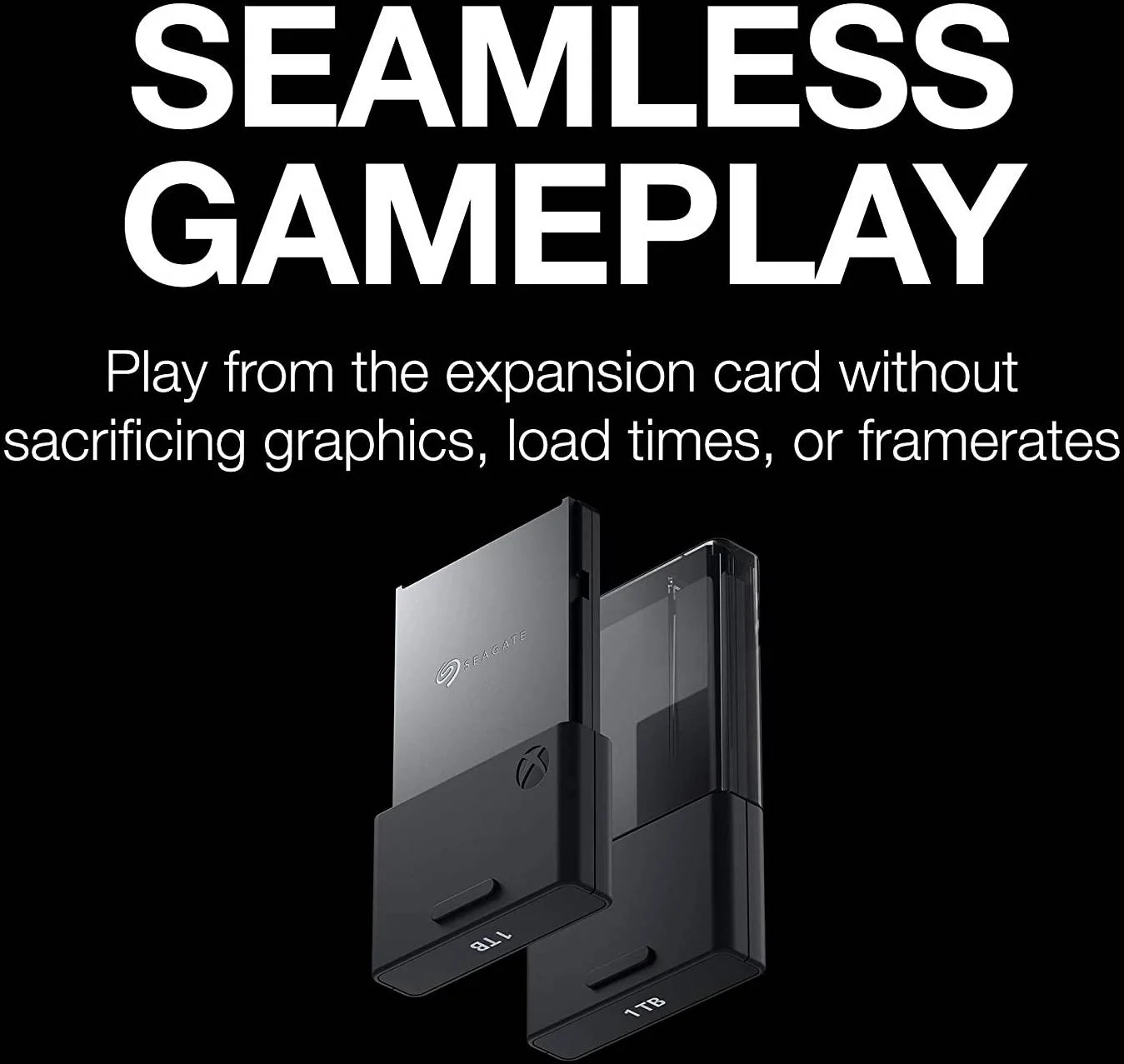 کارت توسعه حافظه سیگیت 2 ترابایت SSD اکسترنال، برای ایکس باکس سری X/S، تعویض سریع بین بازی های مختلف، اتصال و اجرا، رابط PCIe Gen 4 x2، مشکی | STJR2000400
