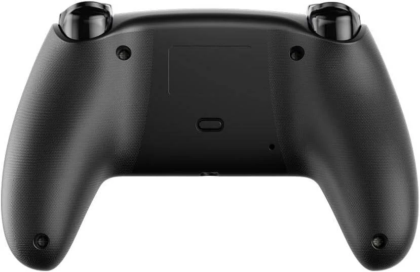 دسته بازی بی‌سیم PS4 Porodo با طراحی ارگونومیک و ژیروسکوپ 6 محوره، باتری 1000 میلی‌آمپر، اتصال بلوتوث 5.3 با برد 10 متر، 8 ساعت (RGB روشن) و 20 ساعت (RGB خاموش)، عملکرد توربو - شفاف