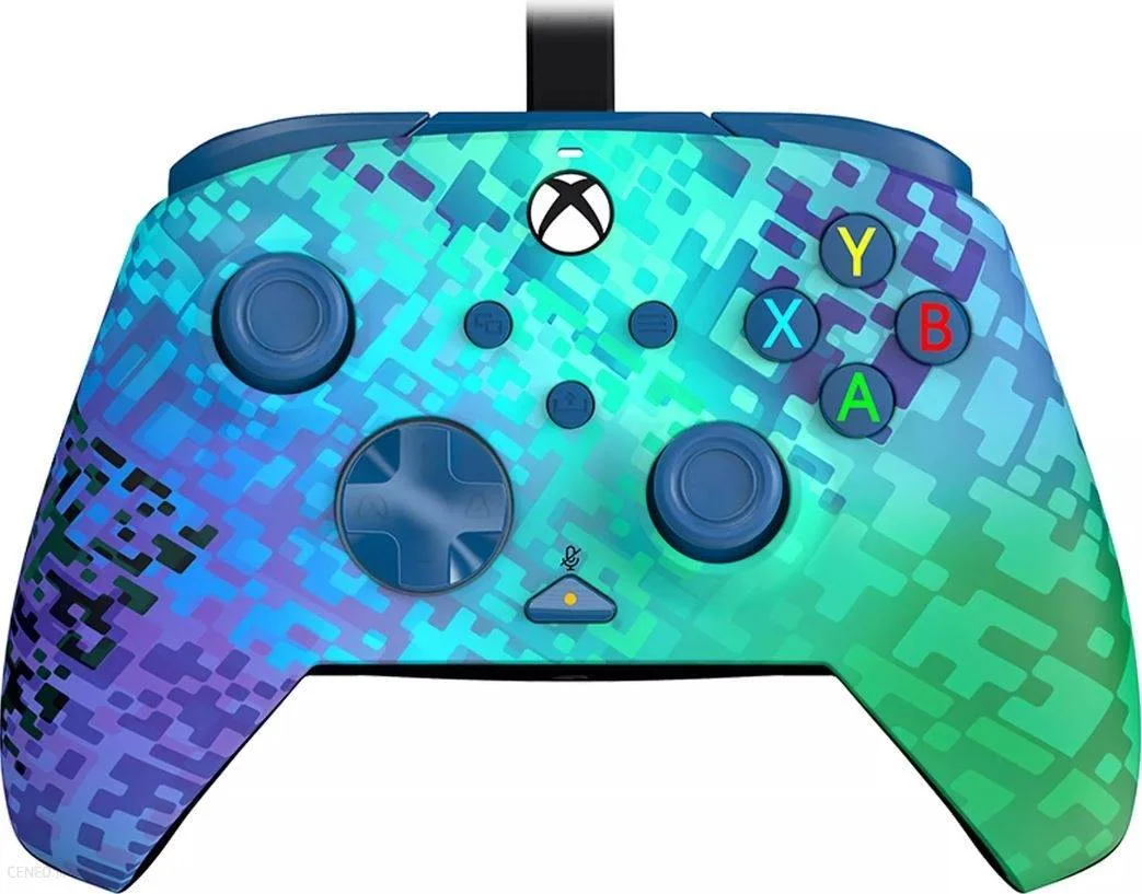 دسته بازی سیمی پیشرفته PDP Rematch، برای ایکس باکس سری X/S، ایکس باکس وان و کامپیوتر، دارای دکمه های پدال پشتی، کنترل های صوتی داخلی، کابل USB-C جداشدنی، سبز