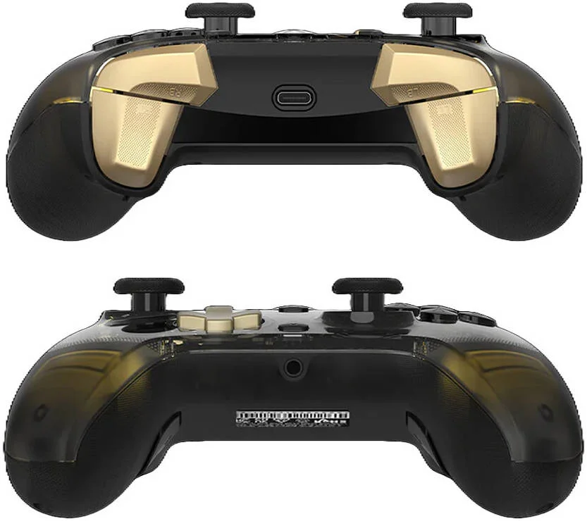 دسته بازی سیمی GameSir Kaleid Flux برای ایکس باکس، نورپردازی RGB و جوی استیک Hall Effect، سازگار با ایکس باکس سری X|S، ایکس باکس وان، ویندوز 10/11 - دارای مجوز رسمی، مشکی - زرد | K1 Flux