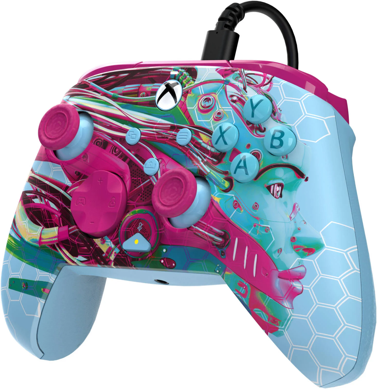 دسته بازی سیمی پیشرفته PDP REMATCH GLOW Dreams برای Xbox Series X/S، PC و Android، دکمه های قابل برنامه ریزی، USB-C، درخشان در تاریکی، دارای مجوز رسمی از Xbox | 049-023-ADDM دسته بازی سیمی پیشرفته PDP REMATCH GLOW Dreams برای Xbox Series X/S، PC و Android، دکمه های قابل برنامه ریزی، USB-C، درخشان در تاریکی، دارای مجوز رسمی از Xbox | 049-023-ADDM