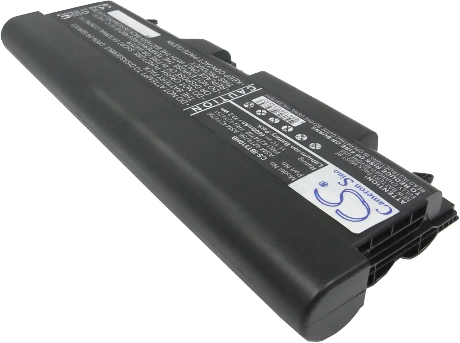 باطری قابل شارژ جدید AQQXING برای ThinkPad 70+، ThinkPad E40، ThinkPad E50، ThinkPad Edge 0578-47B، ThinkPad W520، ThinkPad W530 (6600mAh) 0A36303، 40Y7625، 42T4235، 42T4708، 42T4709، 42T4710