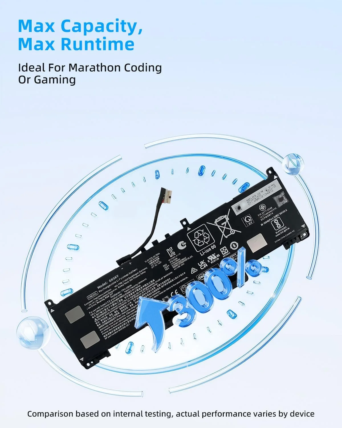 باتری لپ تاپ 51.4Wh N03XL جایگزین برای سری لپ تاپ های HP Pro X360 Fortis 11 اینچی G9 مدل M73474-006 M64308-AC1 M73474-005 ANO3XL HSTNN-OB2K با عملکرد بالا