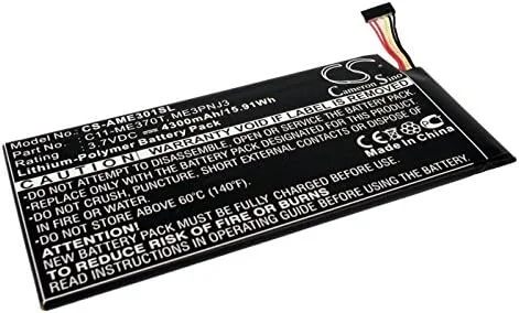 باتری جایگزین 3.7 ولت برای گوگل 0B200-00120100M-A1A1A-219-17QE, C11-ME370T, ME3PNJ3 نکسوس 7، نکسوس 7 16 گیگابایت، نکسوس 7 32 گیگابایت، نکسوس 7 8 گیگابایت، نکسوس 7 اینچ باتری جایگزین 3.7 ولت برای گوگل 0B200-00120100M-A1A1A-219-17QE, C11-ME370T, ME3PNJ3 نکسوس 7، نکسوس 7 16 گیگابایت، نکسوس 7 32 گیگابایت، نکسوس 7 8 گیگابایت، نکسوس 7 اینچ