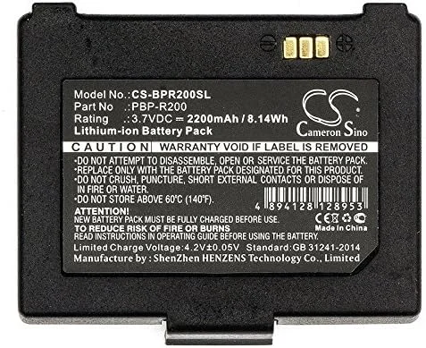 جایگزین باتری سازگار با Bixolon K409-00007A, PBP-R200 SPP-R200, SPP-R200/II, SPP-R200II, SPP-R200III, SPP-R210 (2200mAh/3.7V)