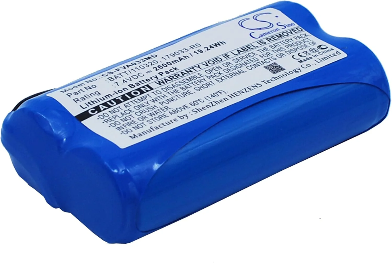 باتری جایگزین SYTH سازگار با Fresenius 179033, 179033-R0, 179033-R2, 88888749, BATT/110320, MB1790, MB1790-O Kabi Volumat MC Agilia Infusio (2600mAh/7.4V)