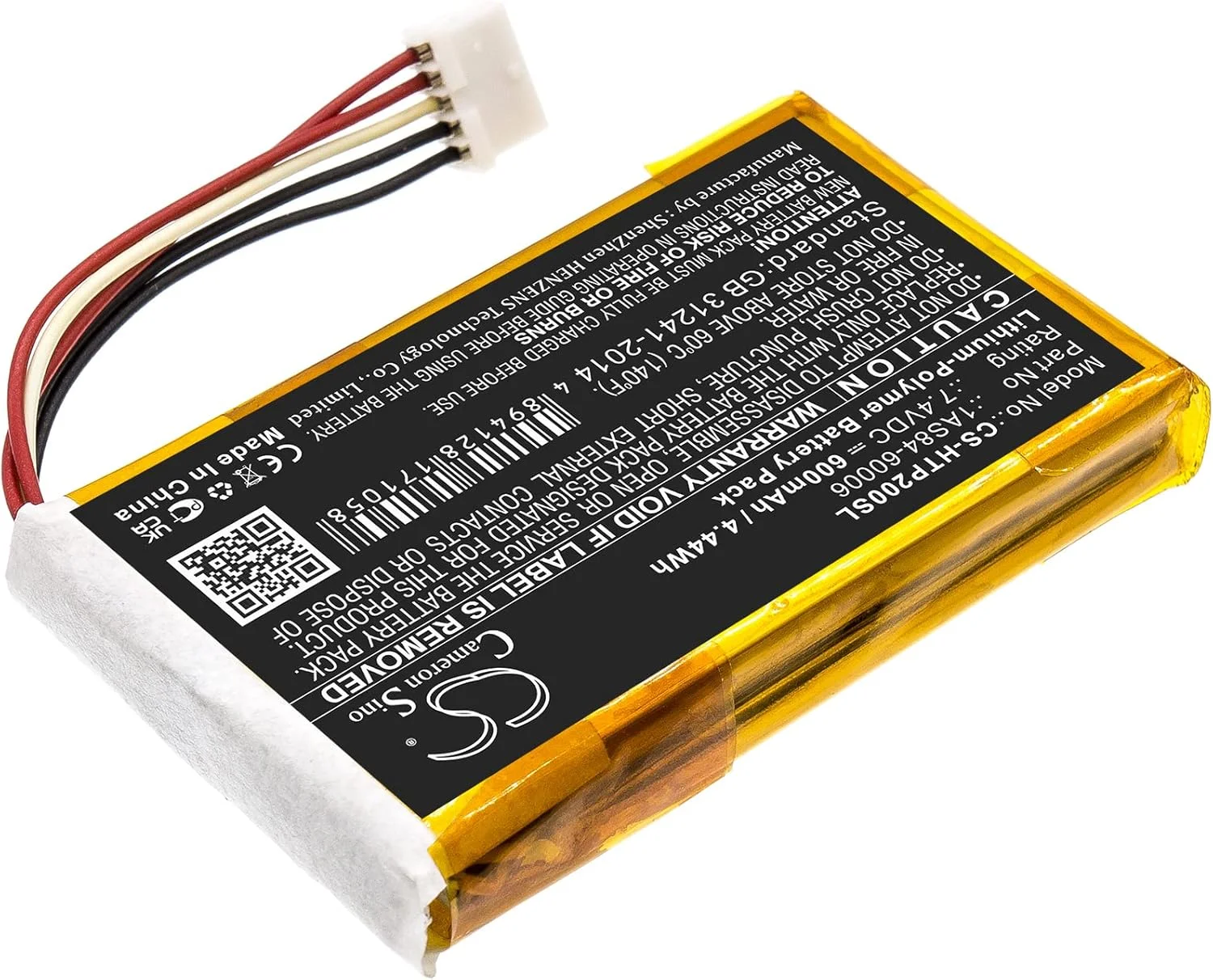 جایگزین باتری SYTH سازگار با HP 1AS84-60006 Sprocket 200 (600mAh/7.4V)