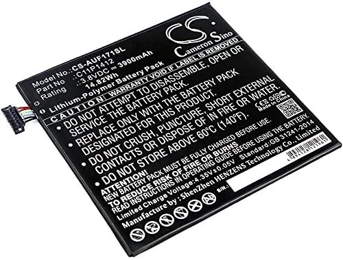 جایگزین باتری سازگار SYTH برای 0B200-01260000، C11P1412، C11P1412 (1ICP3/99/100) ME171C 1C، ME171C 1G، ME171C-BK16، ME175CG، MeMO Pad 7 ME171C (3900mAh/3.8V)