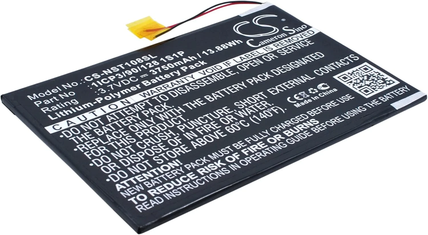 جایگزین باتری سازگار با Nuvision 1ICP3/90/128 1S1P Nuvision 10.1 اینچ، TM1088C (3750mAh/3.7V) جایگزین باتری سازگار با Nuvision 1ICP3/90/128 1S1P Nuvision 10.1 اینچ، TM1088C (3750mAh/3.7V)