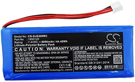 جایگزین باتری SYTH سازگار با DJI 1650120, GL300C, GL300E, GL300F GL300C, GL300F، کنترلر Inspire 1، کنترلر Inspire 2، کنترلر Phantom 3 Advance (6000mAh/7.4V)