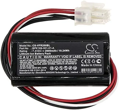 جایگزین باتری SYTH سازگار با Verifone BPK169-001-01-A, BPK182-001 PCA169-001-01, PCA169-404-01-A, Ruby 2, Ruby CI (2600mAh/7.4V)