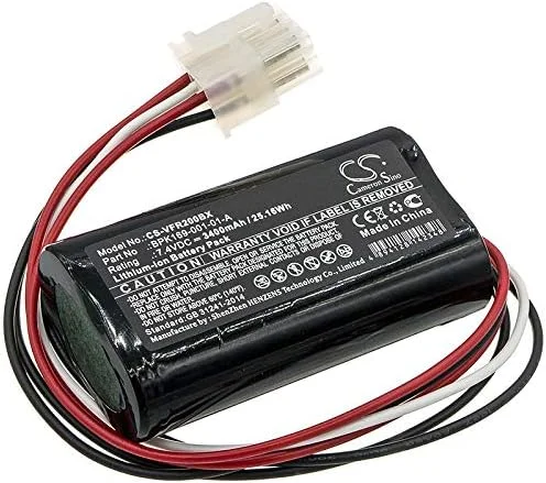 جایگزین باتری سازگار با Verifone BPK169-001-01-A, BPK182-001 PCA169-001-01, PCA169-404-01-A, Ruby 2, Ruby CI (3400mAh/7.4V)