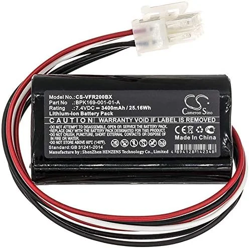 جایگزین باتری سازگار با Verifone BPK169-001-01-A, BPK182-001 PCA169-001-01, PCA169-404-01-A, Ruby 2, Ruby CI (3400mAh/7.4V)