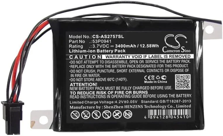 جایگزین باتری SYTH سازگار با IBM 53P0941 AS400 iSeries 2757 (3400mAh/3.7V) جایگزین باتری SYTH سازگار با IBM 53P0941 AS400 iSeries 2757 (3400mAh/3.7V)