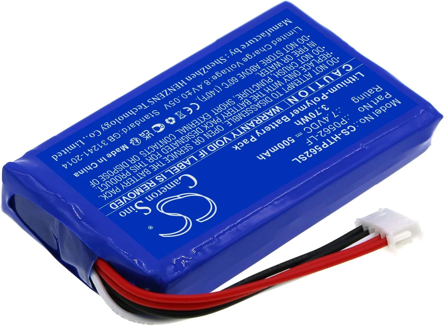 باتری جایگزین SPANN برای HP Sprocket 100، شماره قطعه: P0562-LF 7.4V