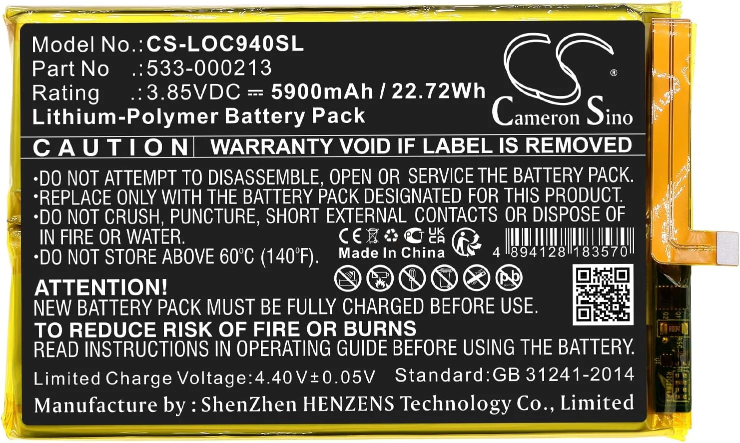 باتری جایگزین SOBOUR برای شماره قطعه لاجیتک: 533-000213، 940-000198، G Cloud، GR0006 باتری جایگزین SOBOUR برای شماره قطعه لاجیتک: 533-000213، 940-000198، G Cloud، GR0006