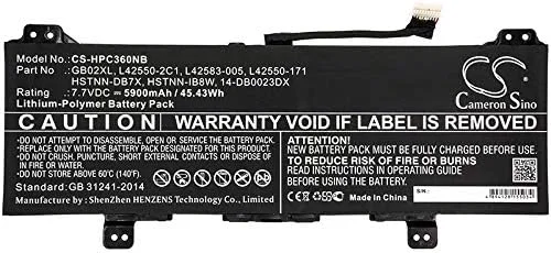 باتری جایگزین CS CF برای کروم بوک X360 11 (5900mAh / 45.43Wh) باتری جایگزین CS CF برای کروم بوک X360 11 (5900mAh / 45.43Wh)