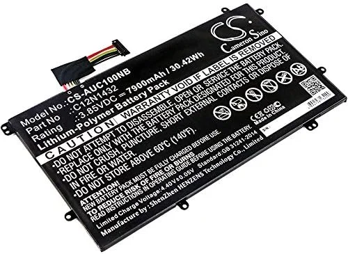باتری قابل شارژ جدید AQQXING برای 90NL0971-M00290, C100PA, C100PA_C-3J, C100PA-3J, C100PA-DB01, C100PA-DB02, Chromebook Flip C100PA-RBRKT07 (7900mAh) 0B200-01550000, 0B200-01550000M, C12N1432