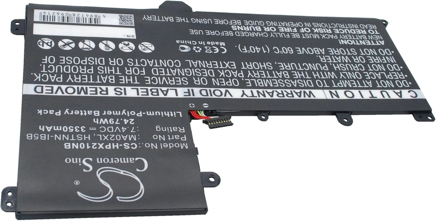 باتری قابل شارژ جدید برای SlateBook 10 X2, SlateBook 101, SlateBook 101" X2 10-h010NR, SlateBook X2 10-H010NR, TPN-Q127 (3350mAh) 721895-121, 721895-1C1, 721895-221, 721895-2B1