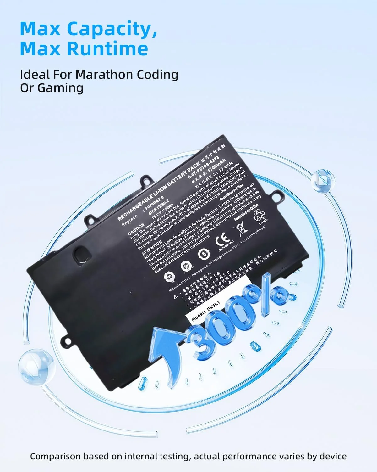 باتری 89Wh P870BAT-8 سازگار با Clevo P870TM-G P870DM3-G P775DM3 P870DM2 P870TM1-G P870KM P870KM1-G P870DM2-G P870KM-GS P870DM3 P870DM-G P870DM NP9870 6-87-P870S-4272 سری با عملکرد بالا باتری 89Wh P870BAT-8 سازگار با Clevo P870TM-G P870DM3-G P775DM3 P870DM2 P870TM1-G P870KM P870KM1-G P870DM2-G P870KM-GS P870DM3 P870DM-G P870DM NP9870 6-87-P870S-4272 سری با عملکرد بالا