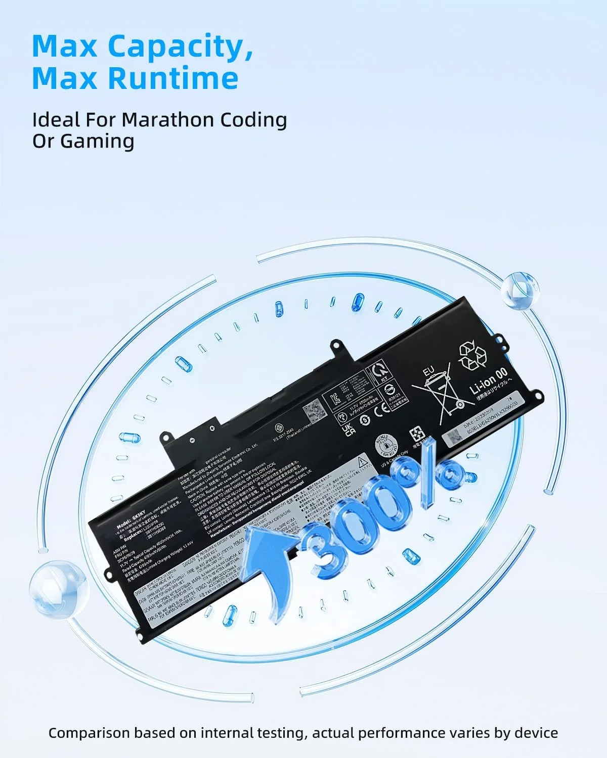 باتری لپ تاپ 56.1Wh مدل L22D3P78 جایگزین برای لنوو ThinkPad X1 Carbon نسل 12 مدل 21KD 21KC و ThinkPad X1 2 در 1 نسل 9 سری 21KF مدل های 5B11H56383 L22C3P76 L22B3P73 L22D3P77 با عملکرد بالا باتری لپ تاپ 56.1Wh مدل L22D3P78 جایگزین برای لنوو ThinkPad X1 Carbon نسل 12 مدل 21KD 21KC و ThinkPad X1 2 در 1 نسل 9 سری 21KF مدل های 5B11H56383 L22C3P76 L22B3P73 L22D3P77 با عملکرد بالا