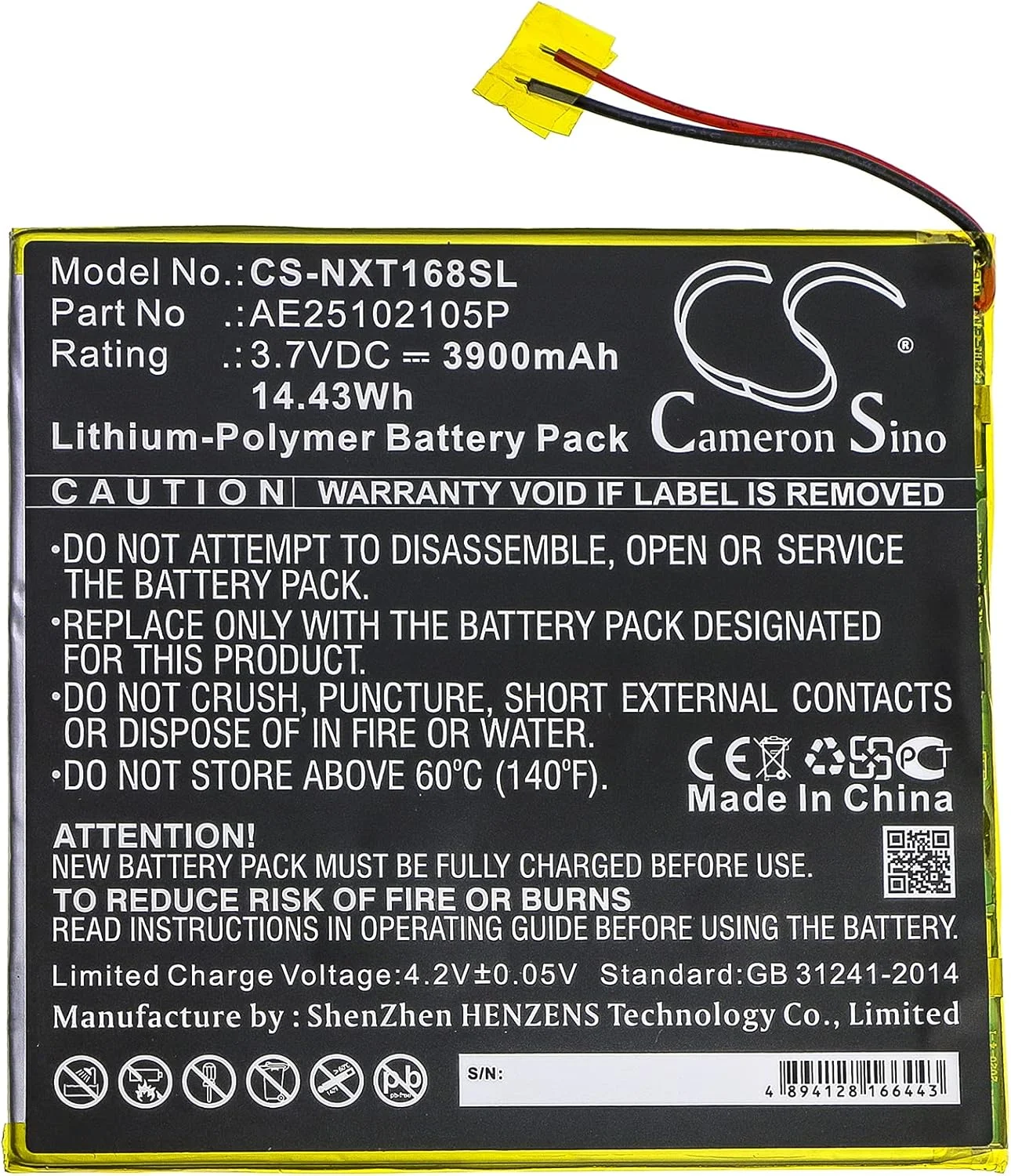 سازگار با باتری Nextbook AE25102105P Ares 8A, NX16A8116KPK