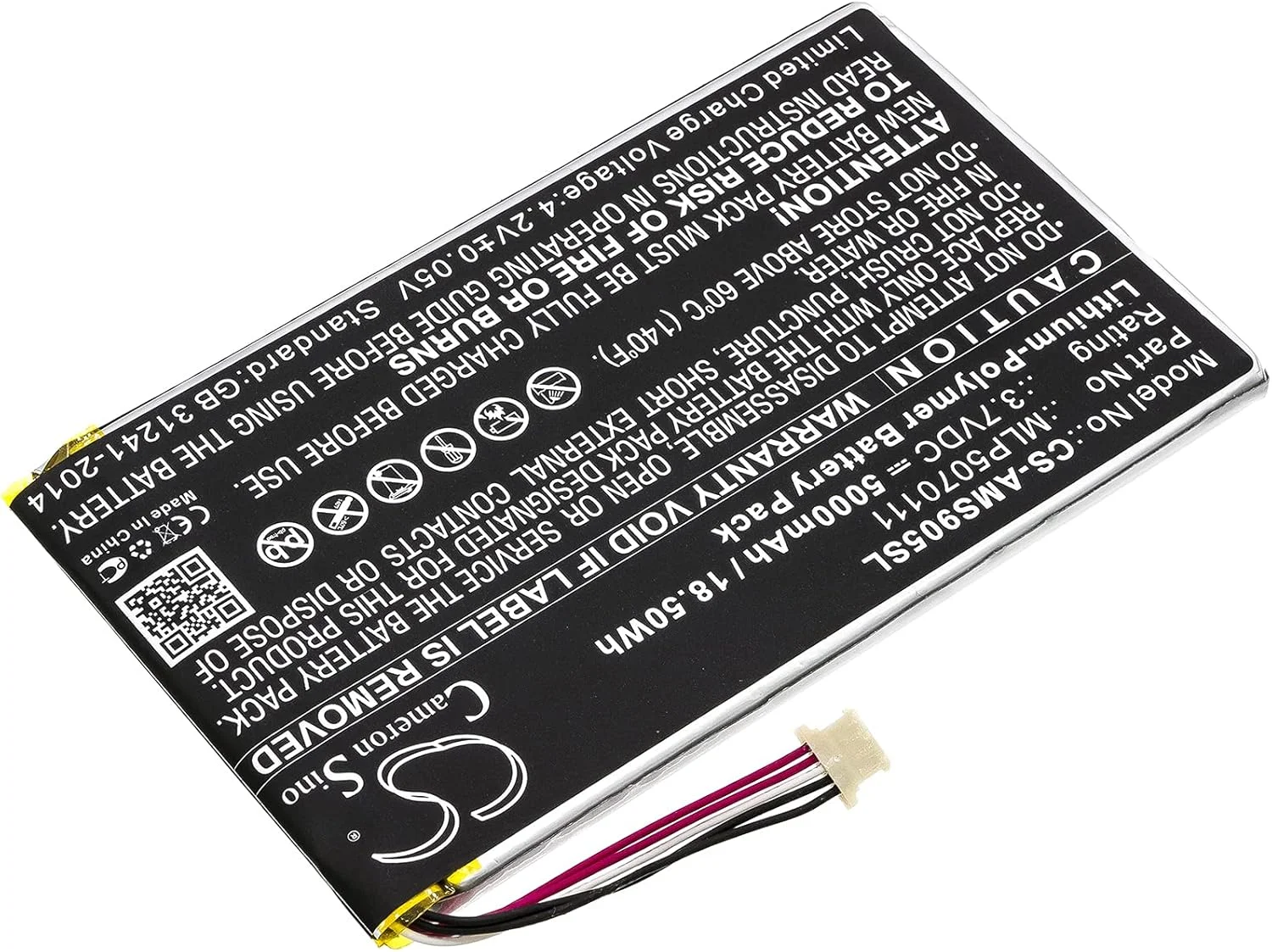 سازگار با باتری دستگاه های Autel MaxiTPMS TS608 Scanne, MK808, MK808BT, MK808IM, MK808TS, MK906, MP808, MP808TS, MS905, MS906, MS906CV, MY905, TS608