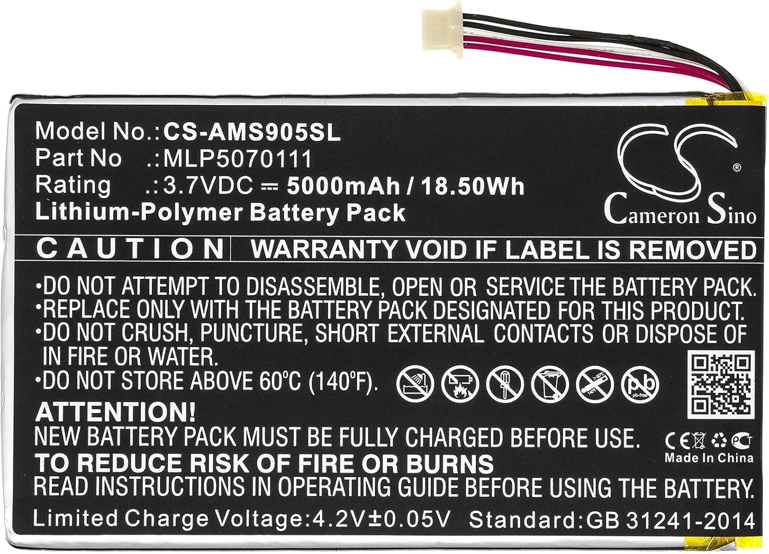 سازگار با باتری دستگاه های Autel MaxiTPMS TS608 Scanne, MK808, MK808BT, MK808IM, MK808TS, MK906, MP808, MP808TS, MS905, MS906, MS906CV, MY905, TS608