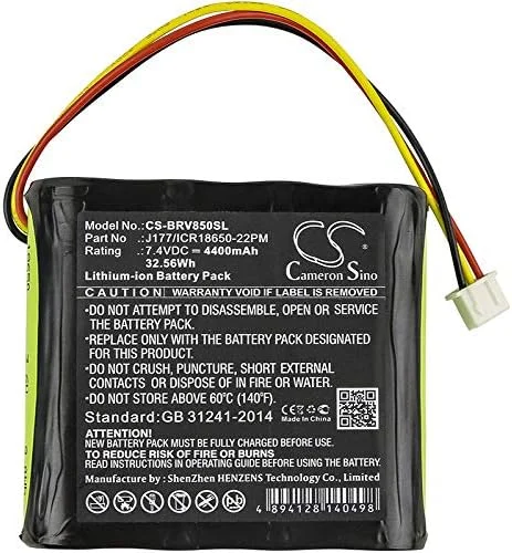 سازگار با باتری Braven AE18650CM1-22-2P2S, J177/ICR18650-22PM 850, BRV-HD