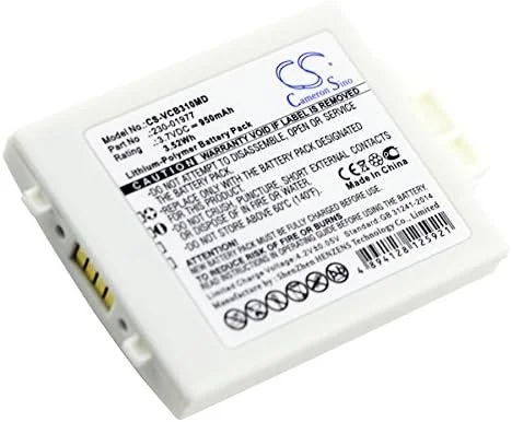 سازگار با باتری Vocera 230-01977 B3000E, B3000N، نشان ارتباطی B3000