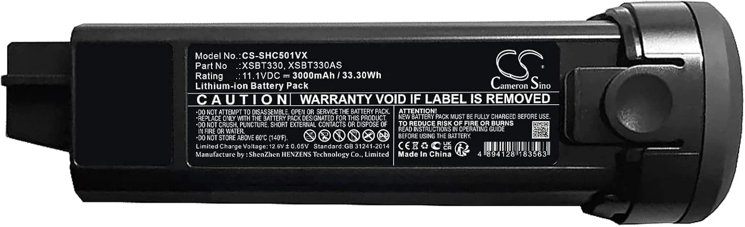 باتری جایگزین مناسب برای Shark Evopower System Flex CS200J, Evopower System Flex CS401J, Evopower System Flex CS501J, WS620, WS630, WS631, WS632, WS632BLBRN, WS632GDBRN