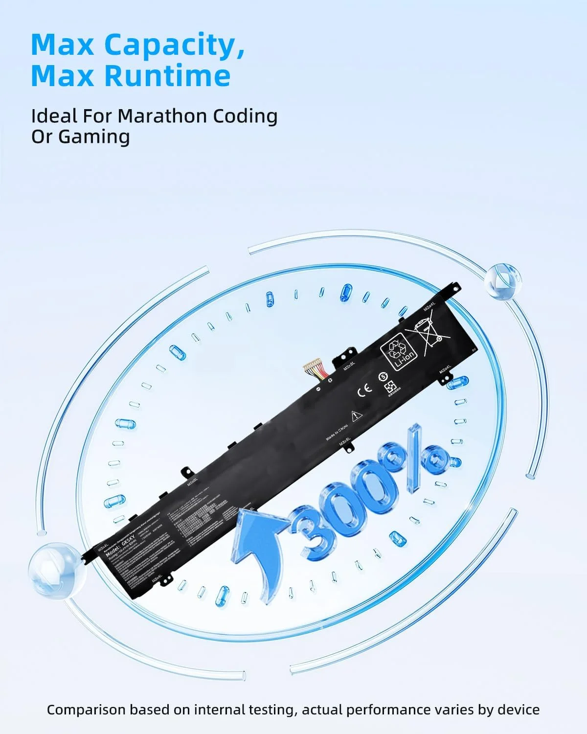 باتری لپ تاپ 62Wh C42N1846 جایگزین برای ایسوس ZenBook Pro Duo UX581 UX581G UX581GV UX581LV UX581GV-XB94T UX581GV-H2003T BP9901U UX581LV-BP1911U UX581LV-H2014R سری با عملکرد بالا