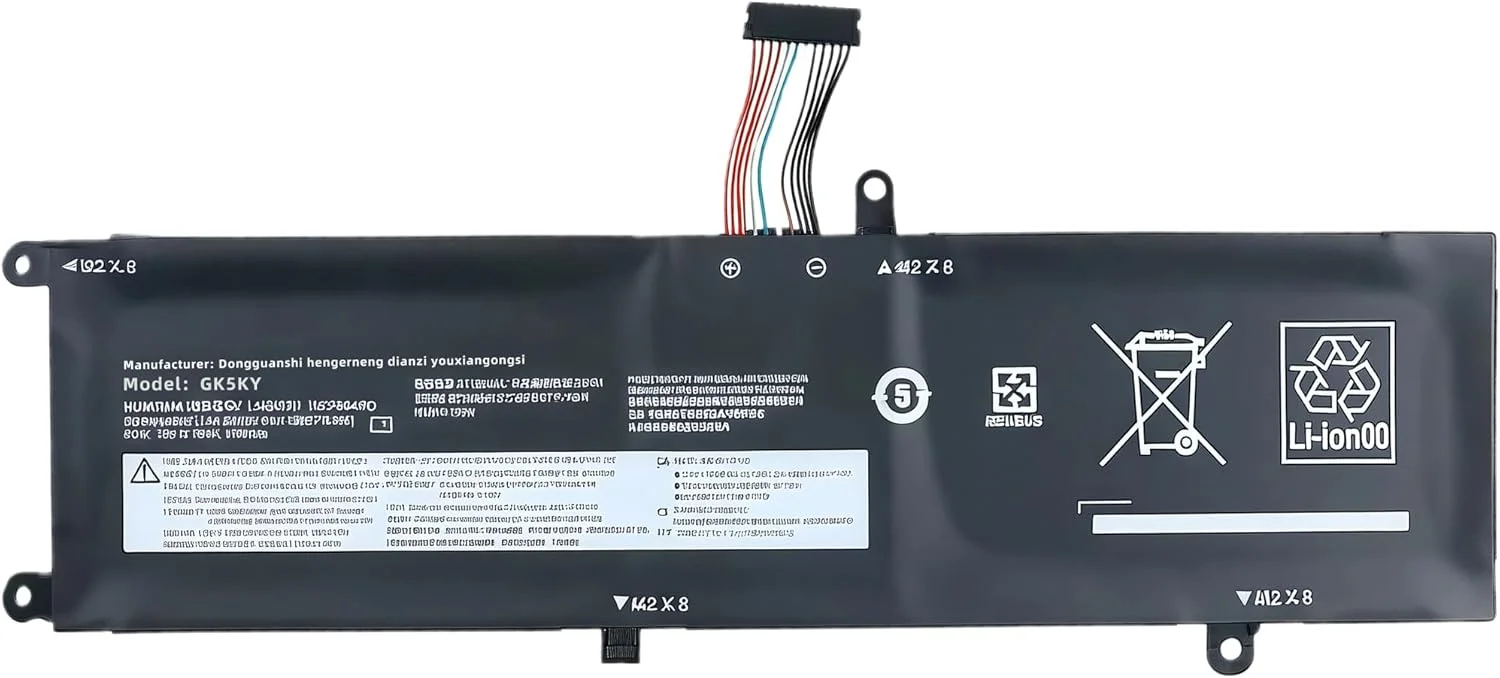 باتری جایگزین 60WH برای لنوو L14M4PB0,L14M4PBO,L14S4PB0,L14S4PBO,5B10H54717، 3900mAh/15V عملکرد بالا