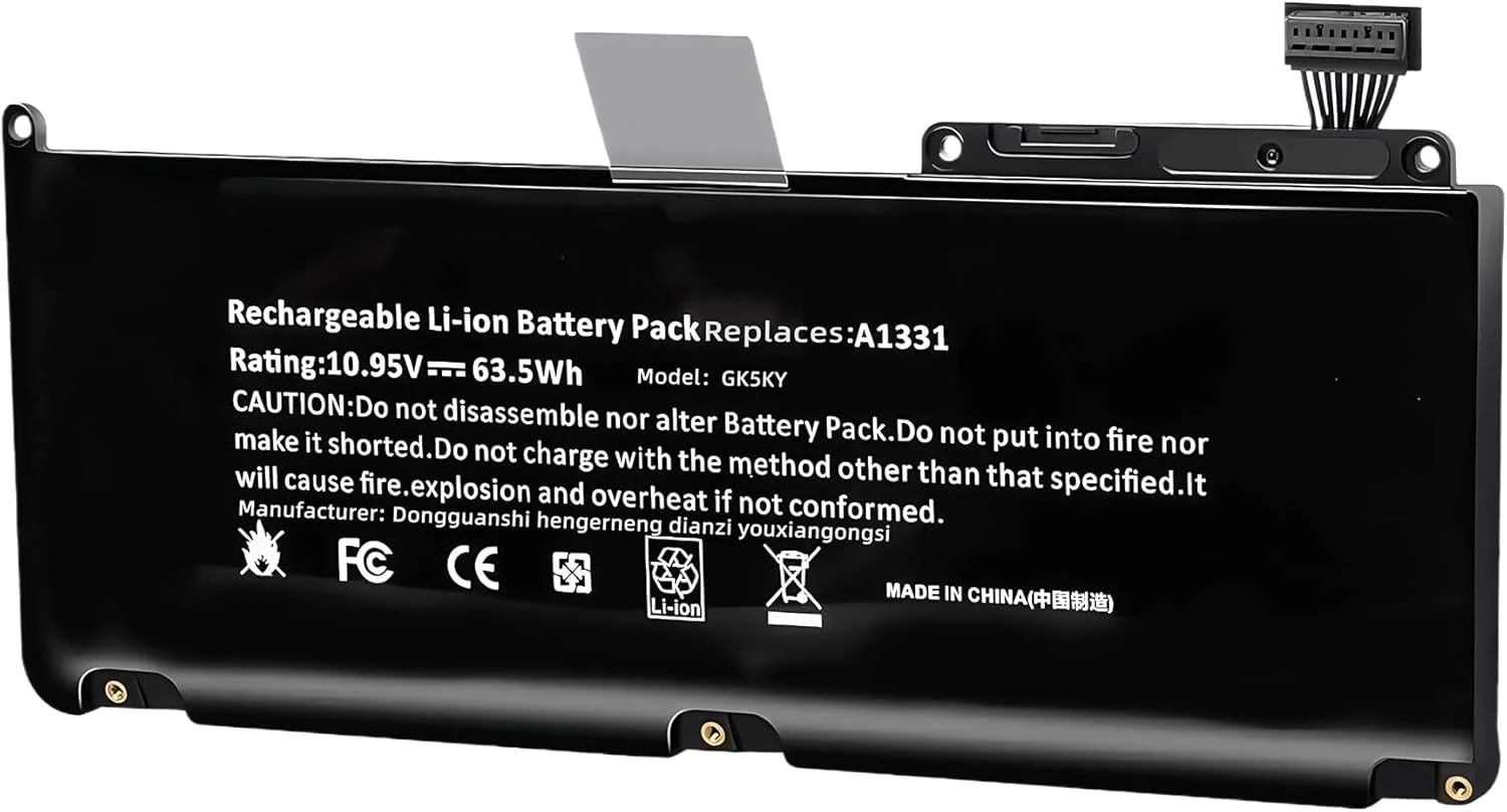 باتری لپ تاپ 63.5Wh A1331 13 اینچی A1342 (اواخر 2009 اواسط 2010) جایگزین برای اپل مک بوک یونی بادی مناسب برای 661-5391 020-6582-A MC233LL/A MC207LL/A MC516LL/A با عملکرد بالا باتری لپ تاپ 63.5Wh A1331 13 اینچی A1342 (اواخر 2009 اواسط 2010) جایگزین برای اپل مک بوک یونی بادی مناسب برای 661-5391 020-6582-A MC233LL/A MC207LL/A MC516LL/A با عملکرد بالا
