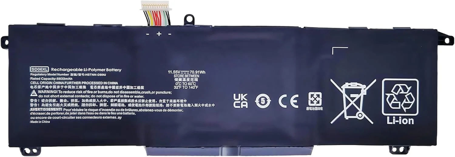 باتری لپ تاپ 70.91Wh SD06XL L84392-005 جایگزین برای HP Omen 15-EK 15-EN 15-ek0013dx 15-ek1013dx 15-ek0xxx 15-ek1075cl 15-en0023dx 15-en1075cl 15-en0xxx سری L84392-006 با عملکرد بالا باتری لپ تاپ 70.91Wh SD06XL L84392-005 جایگزین برای HP Omen 15-EK 15-EN 15-ek0013dx 15-ek1013dx 15-ek0xxx 15-ek1075cl 15-en0023dx 15-en1075cl 15-en0xxx سری L84392-006 با عملکرد بالا