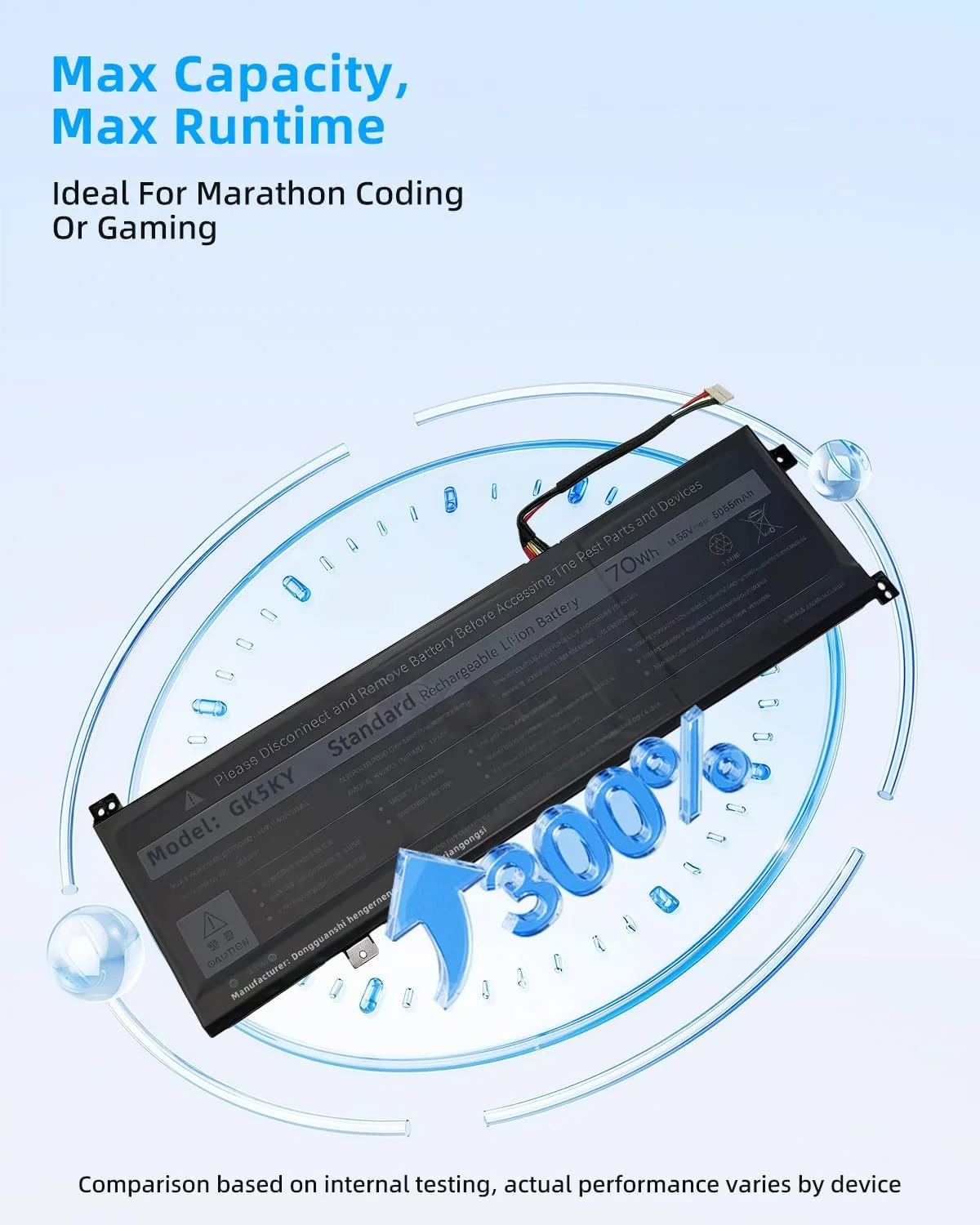 باتری 70Wh مدل SSBS81 جایگزین برای سری MECHREVO 16 Pro 16HD-5BB6U 16HDS-7BB6U با عملکرد بالا