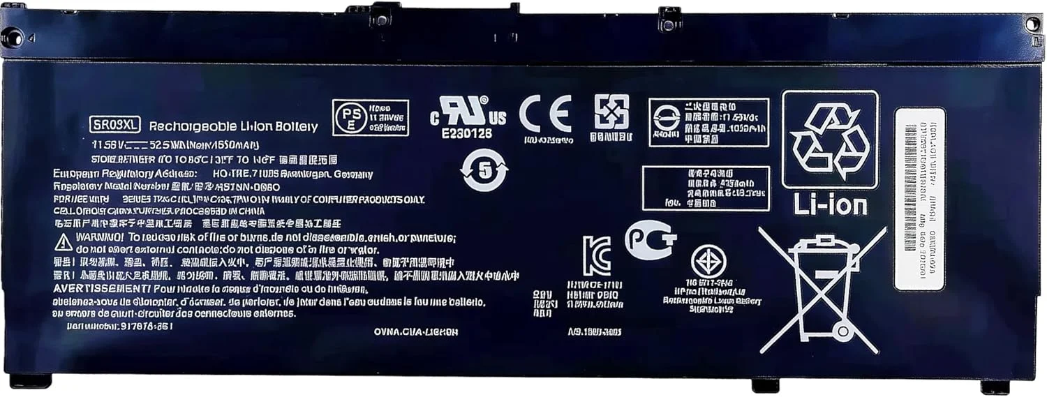 باتری جایگزین 52.5Wh SR03XL L08855-855 برای لپ تاپ های سری Hp Pavilion 15-CX 15-cx0xxx 15-cx0058wm 15-cx0056wm Envy X360 15-CN 15-CP 17-BW و باتری SR04XL 4550mAh لپ تاپ Hp Pavilion 15-cx0xxx باتری جایگزین 52.5Wh SR03XL L08855-855 برای لپ تاپ های سری Hp Pavilion 15-CX 15-cx0xxx 15-cx0058wm 15-cx0056wm Envy X360 15-CN 15-CP 17-BW و باتری SR04XL 4550mAh لپ تاپ Hp Pavilion 15-cx0xxx