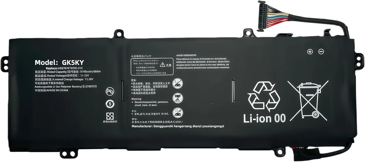 باتری جایگزین 60Wh HB5781P1EEW-31A HB5781P1EEW-31C برای هوآوی MateBook 14s 2021 HKD-W76 HKD-W56 با عملکرد بالا