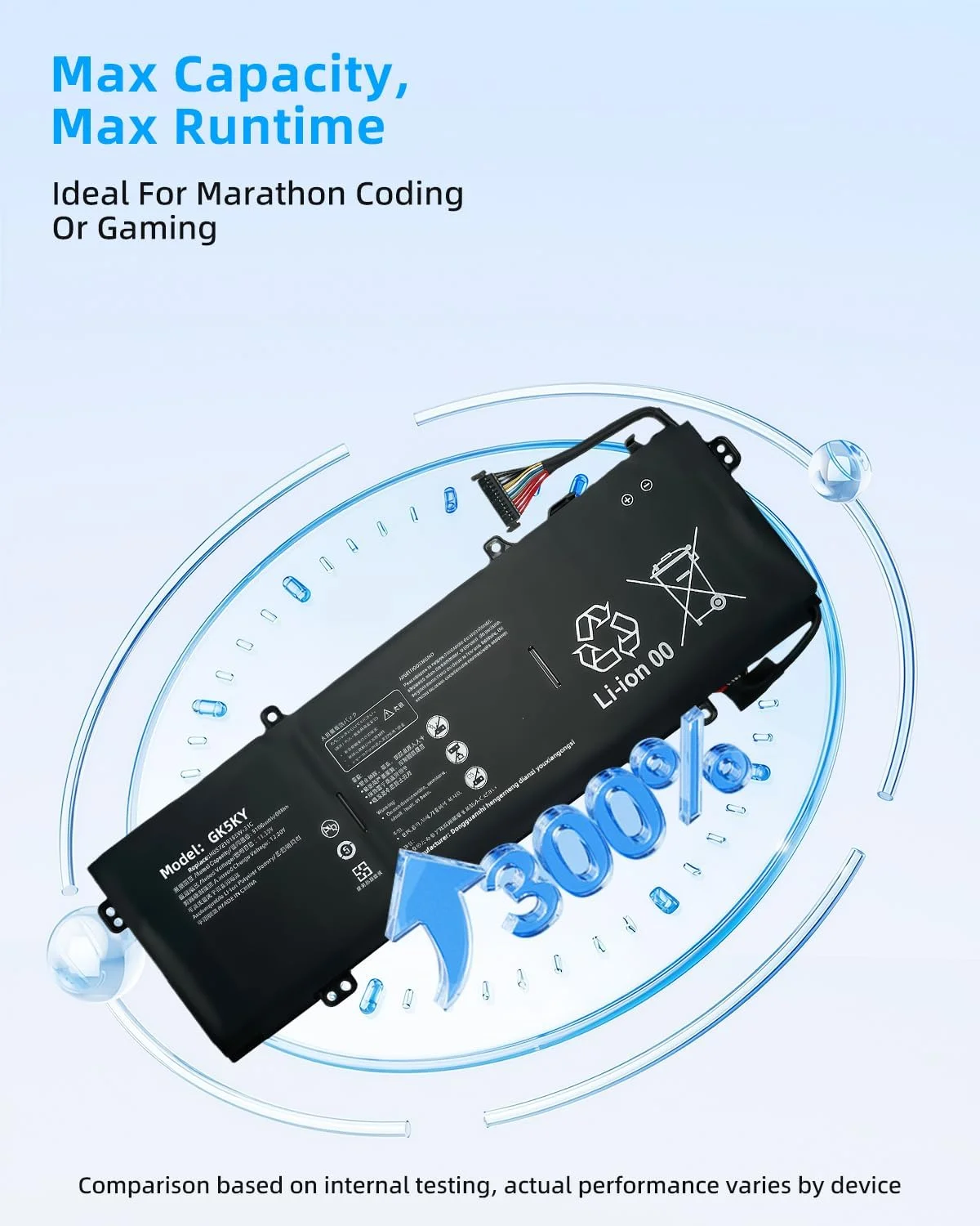 باتری جایگزین 60Wh HB5781P1EEW-31A HB5781P1EEW-31C برای هوآوی MateBook 14s 2021 HKD-W76 HKD-W56 با عملکرد بالا