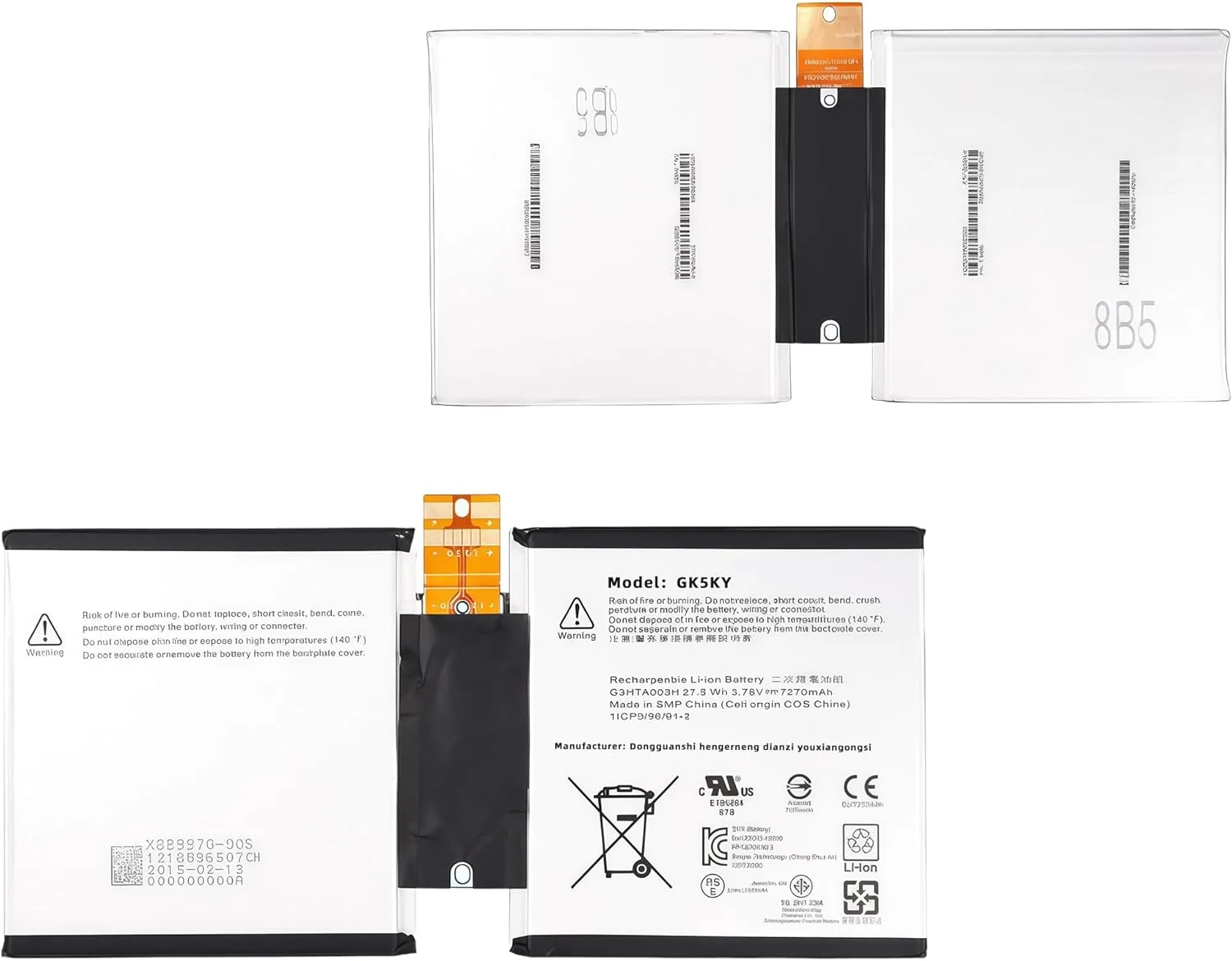 باتری جایگزین 27.5Wh G3HTA003H برای تبلت مایکروسافت MSK-1645 Surface 3 10.8 اینچی Surface 3 1645 مدل G3HTA004H G3HTA007H به همراه ابزار نصب و عملکرد بالا باتری جایگزین 27.5Wh G3HTA003H برای تبلت مایکروسافت MSK-1645 Surface 3 10.8 اینچی Surface 3 1645 مدل G3HTA004H G3HTA007H به همراه ابزار نصب و عملکرد بالا