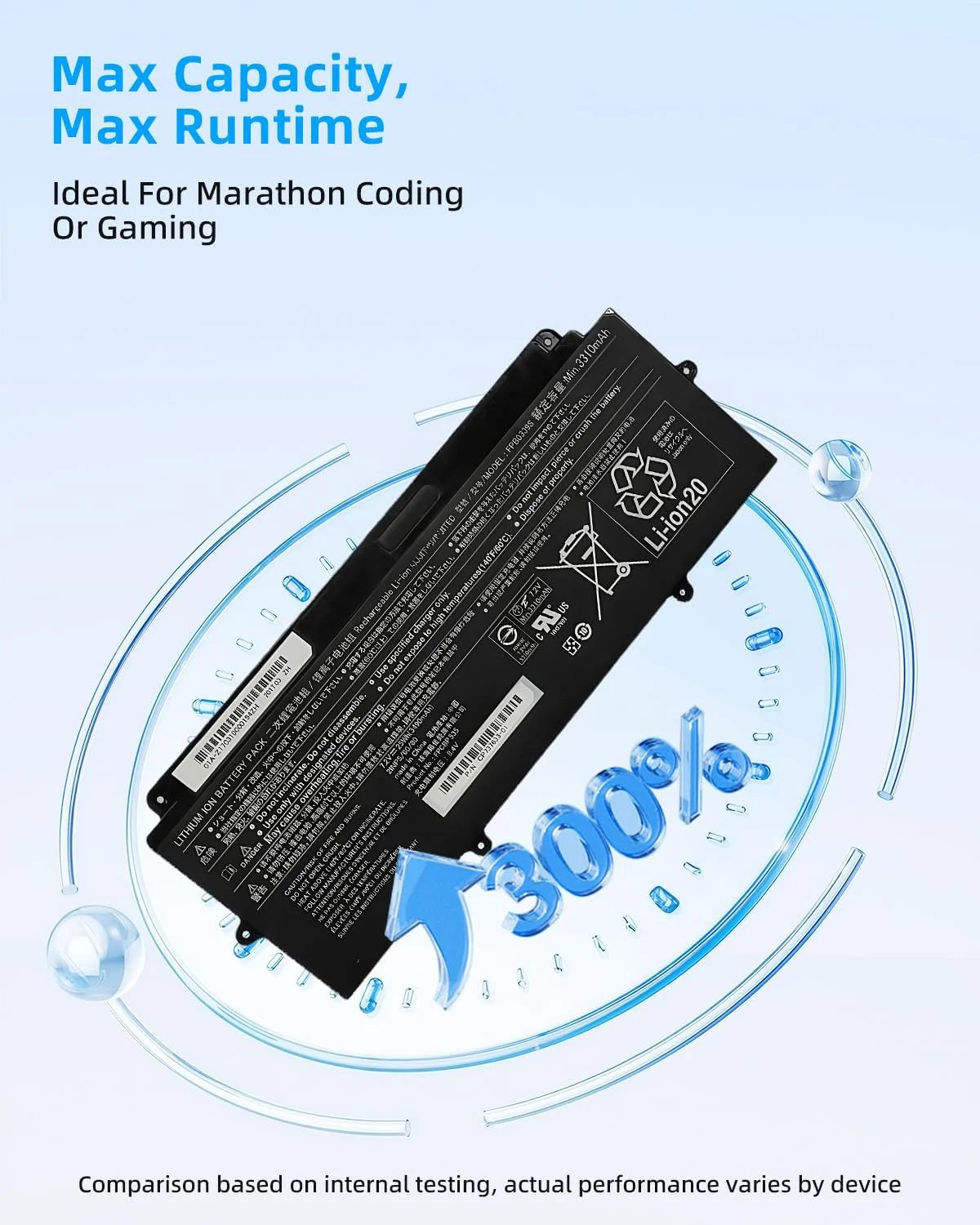 باتری لپ تاپ جایگزین 50Wh FPCBP536 FPB0340S FPCBP535 FPB0339S برای فوجیتسو لایف بوک سری های E548 E558 U937 U938 U939 U939X U9310 U9310X U9311X با عملکرد بالا باتری لپ تاپ جایگزین 50Wh FPCBP536 FPB0340S FPCBP535 FPB0339S برای فوجیتسو لایف بوک سری های E548 E558 U937 U938 U939 U939X U9310 U9310X U9311X با عملکرد بالا