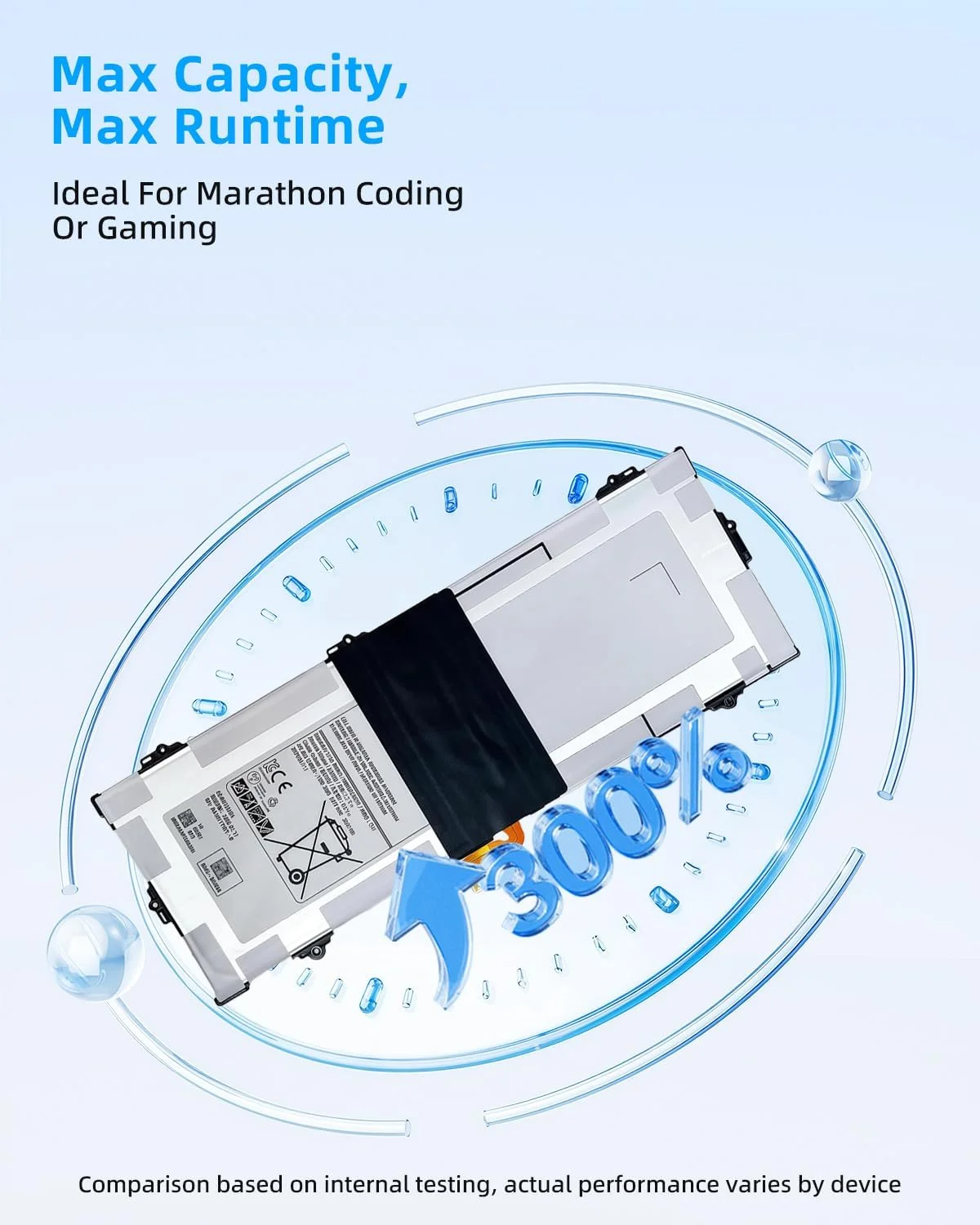 باتری 39.04Wh EB-BW720ABA EB-BW720ABE برای Samsung ChromeBook Plus V2 XE520QAB XE521QAB, Chromebook 4 4+ XE310XBA XE350XBA, Galaxy Book 12 SM-W720 با عملکرد بالا باتری 39.04Wh EB-BW720ABA EB-BW720ABE برای Samsung ChromeBook Plus V2 XE520QAB XE521QAB, Chromebook 4 4+ XE310XBA XE350XBA, Galaxy Book 12 SM-W720 با عملکرد بالا