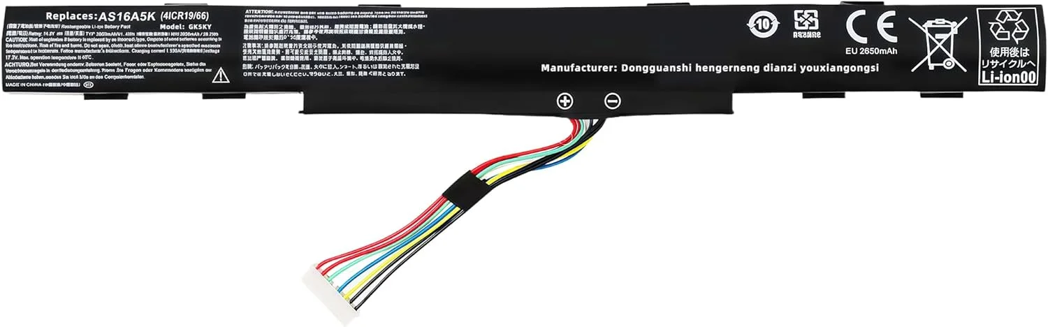 باطری 33 وات AS16A5K AS16A8K مناسب برای لپ تاپ های Acer Aspire E5-523 E5-553 E5-576 E5-774G N16Q2 E5-576G E5-575G E5-475 F5-573 E5-575-52JF E5-575-33BM E5-575G-76YK E5-575-54SM E5-575G-57D4 با عملکرد بالا باطری 33 وات AS16A5K AS16A8K مناسب برای لپ تاپ های Acer Aspire E5-523 E5-553 E5-576 E5-774G N16Q2 E5-576G E5-575G E5-475 F5-573 E5-575-52JF E5-575-33BM E5-575G-76YK E5-575-54SM E5-575G-57D4 با عملکرد بالا