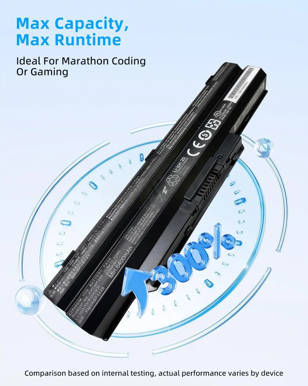 باتری لپ تاپ 72Wh FPCBP390 جایگزین برای Fujitsu LifeBook SH782 FPCBP391 FPCBP392 FMVNBP224B سری 6700mAh 10.8V با عملکرد بالا باتری لپ تاپ 72Wh FPCBP390 جایگزین برای Fujitsu LifeBook SH782 FPCBP391 FPCBP392 FMVNBP224B سری 6700mAh 10.8V با عملکرد بالا