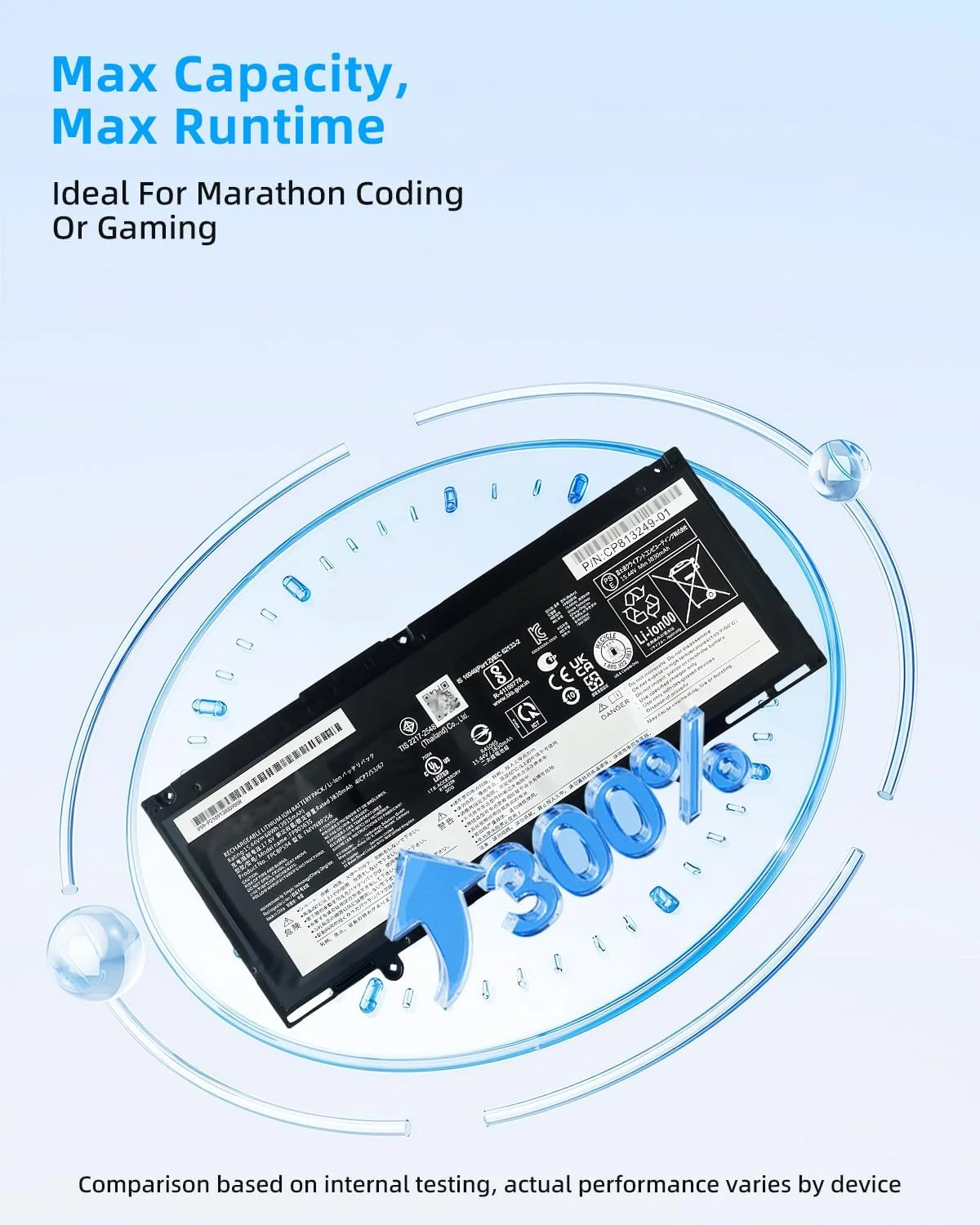 باتری لپ تاپ جایگزین 60Wh FPB0363S FMVNBP256 FPCBP594 برای Fujitsu LifeBook U7312 U7412 E4412 E5412A E5412 سری E5412، 3915mAh 15.44V با عملکرد بالا باتری لپ تاپ جایگزین 60Wh FPB0363S FMVNBP256 FPCBP594 برای Fujitsu LifeBook U7312 U7412 E4412 E5412A E5412 سری E5412، 3915mAh 15.44V با عملکرد بالا