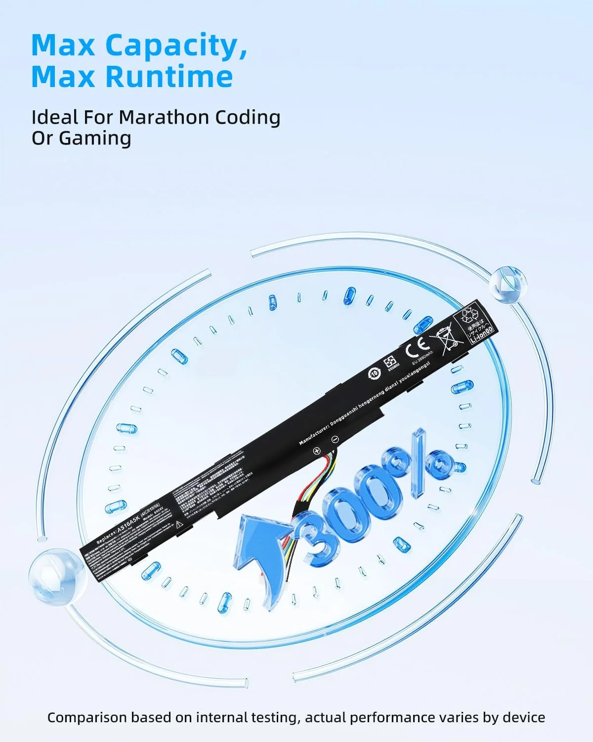 باطری 33 وات AS16A5K AS16A8K مناسب برای لپ تاپ های Acer Aspire E5-523 E5-553 E5-576 E5-774G N16Q2 E5-576G E5-575G E5-475 F5-573 E5-575-52JF E5-575-33BM E5-575G-76YK E5-575-54SM E5-575G-57D4 با عملکرد بالا باطری 33 وات AS16A5K AS16A8K مناسب برای لپ تاپ های Acer Aspire E5-523 E5-553 E5-576 E5-774G N16Q2 E5-576G E5-575G E5-475 F5-573 E5-575-52JF E5-575-33BM E5-575G-76YK E5-575-54SM E5-575G-57D4 با عملکرد بالا